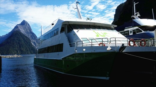 The boat I took the cruise on