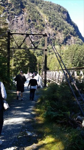 Bridge at a vista site.