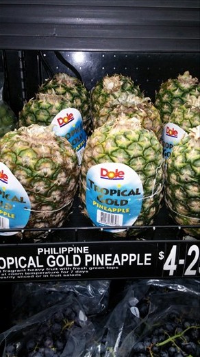 They sell pineapples in the grocery with out their tops