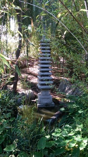 Chinese pagoda - my camera was dying so this is the only picture from the Chinese garden. But it was incredibly well designed.