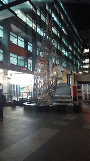 Sculpture in a main square near my hostel