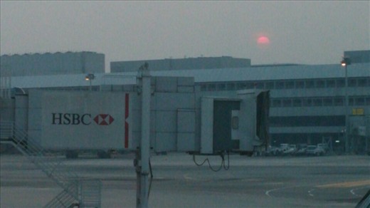 Red sun arrival in Singapore!