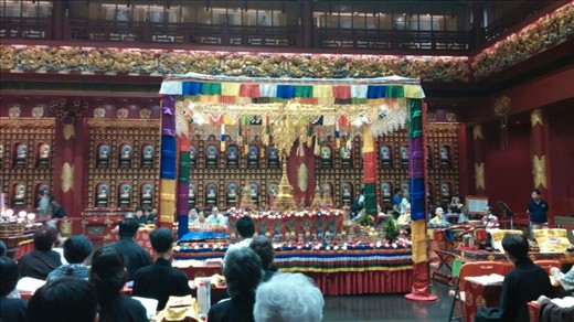 Centerpiece in the temple