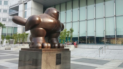 Great sculpture in the business district