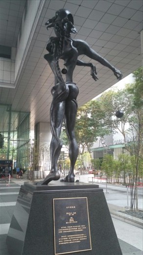 Awesome sculpture - by Dali- read the description next picture