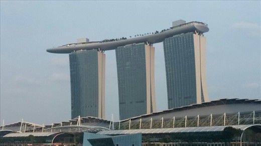 Singapore's signature building-  only the most amazing building I've ever seen!