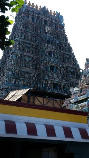 Top of the temple, like the dome on a mosque or a church steeple.