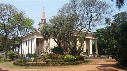 Main downtown church during British rule, almost no parishioners now