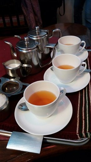 Three cups of tea at the Windamere 