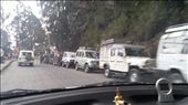 Line of jeeps through center of town: by cfitchey, Views[166]