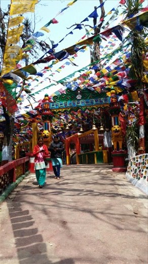 Hindu Buddhist temple above chowrasta