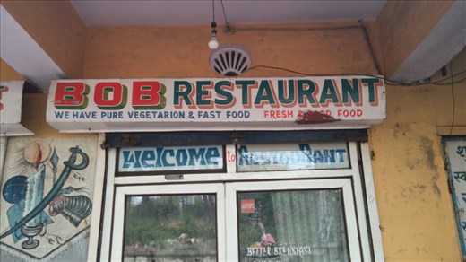 Just outside Taj Mahal you can eat here