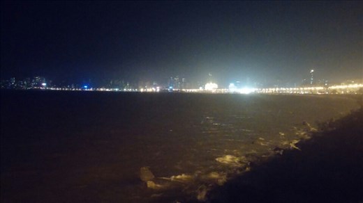 Queens necklace in Mumbai harbour 