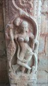 This lady appears on both sides of the archway at the entrance to a temple. She is the symbol of welcome.: by cfitchey, Views[331]