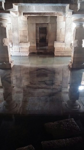 This temple has sunk below the water table