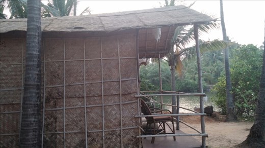 My own personal beach hut. Mine was actually on the river but it was still a cute little bungalow.