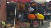 Flowers for sale at the local market. They buy these for offerings at the temple.: by cfitchey, Views[414]