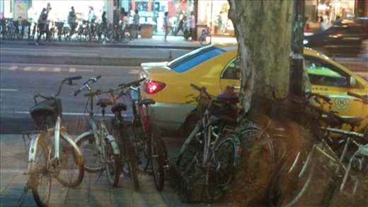 Lots of bicycles in Taipei