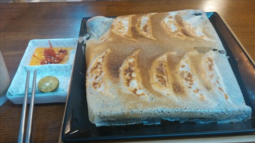 Tasty grilled dumplings