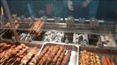 Meat on a stick- street market food: by cfitchey, Views[284]