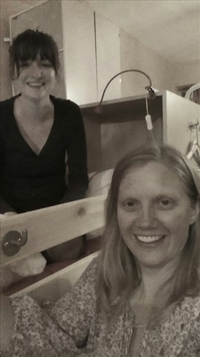 Ashley Squiers and I at the end of our lovely day together. 