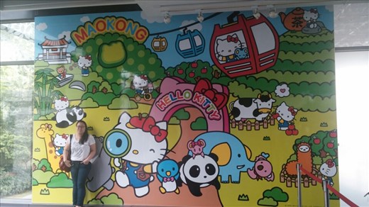 Hello Kitty! Yes they do love her. And she also sponsors the cable car in Taipei.