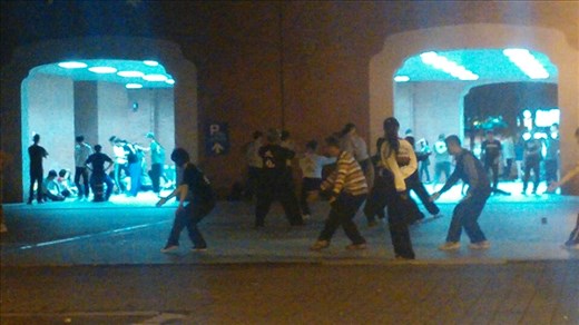 Dancing in the streets on a Friday night