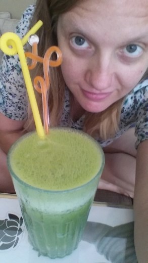 Green smoothie - yum!