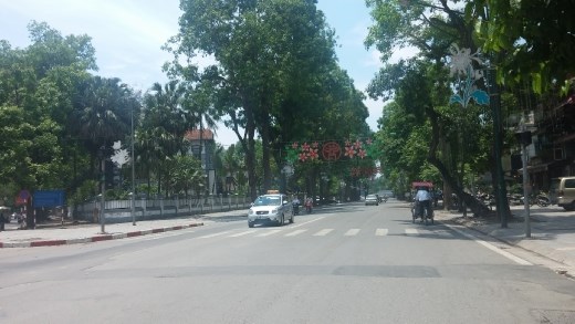 A beautiful street in Hanoi