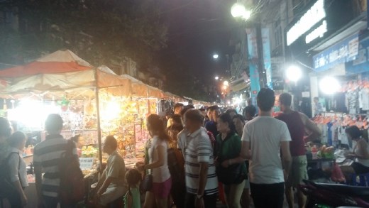Street market in Hanoi