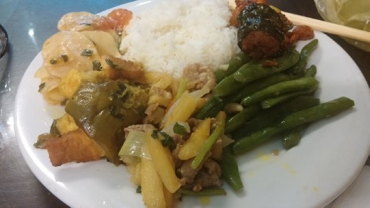 At this restaurant, I picked out my dinner right from the kitchen. Pretty cool.