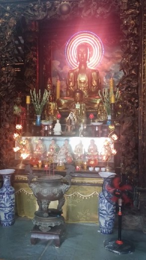 Main altar in the temple