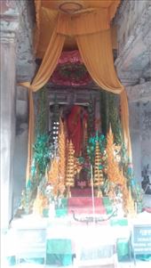 There were several spaces in the temple that had been set up as shrines to worship Hindi gods as well as Buddha: by cfitchey, Views[171]