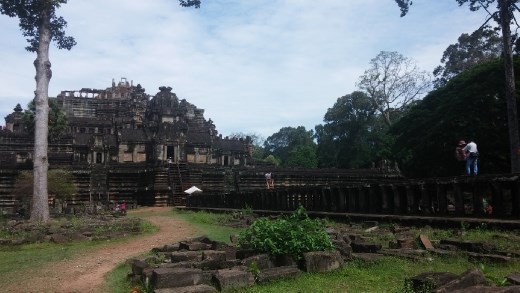 It has not been rebuilt much at all. We only viewed it from afar