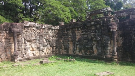 Temple Walls that held the bridge
