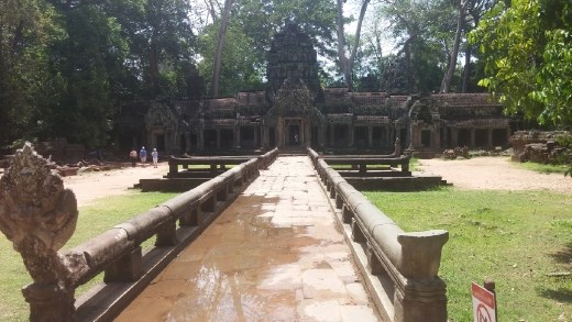 After you pass through the gates of the Temple of Overgrown trees