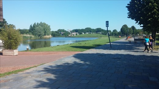 A park near my hostel in Utrecht