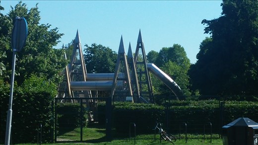 The playground at the park - rather artistic