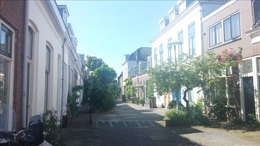 Idyllic street in Utrecht