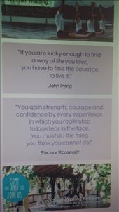 The sign outside the yoga place I went to one morning.: by cfitchey, Views[490]