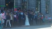 Guests crowd onto the church steps to get into initial photos: by cfitchey, Views[219]