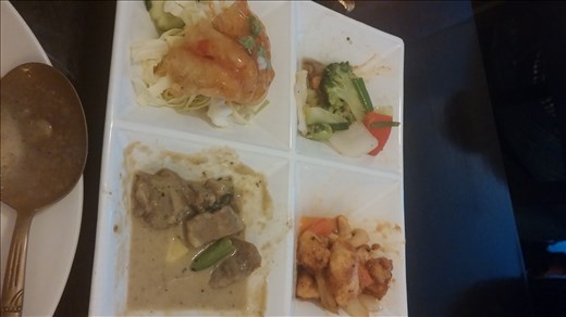 Thai food sampler