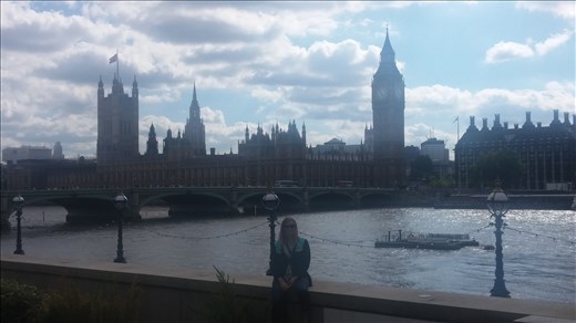 Me in front of Westminster Palace