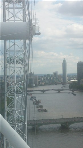 View of the Thames from the London Eye