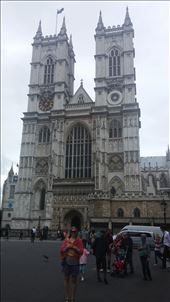 Me in front of Westminster Abbey: by cfitchey, Views[253]