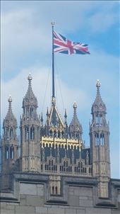 British flag flying on Westminster: by cfitchey, Views[246]