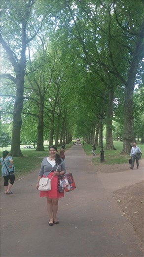 Liz in Green Park