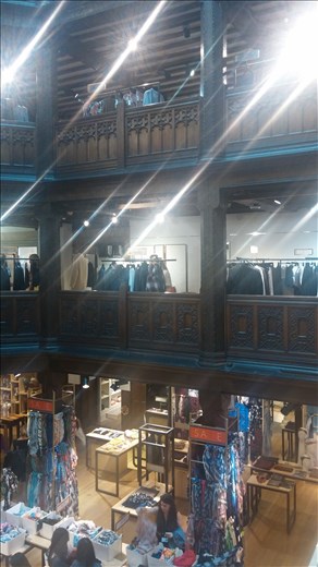 Liberty's - an great department store with all it's original woodwork!