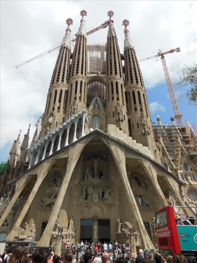 La Sagrada Familia, Barcelona, Spain