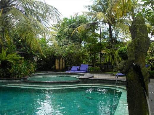 The pool that turned my hair green.